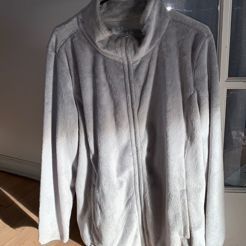 XL Made For Life Grey 100% Polyester Jacket